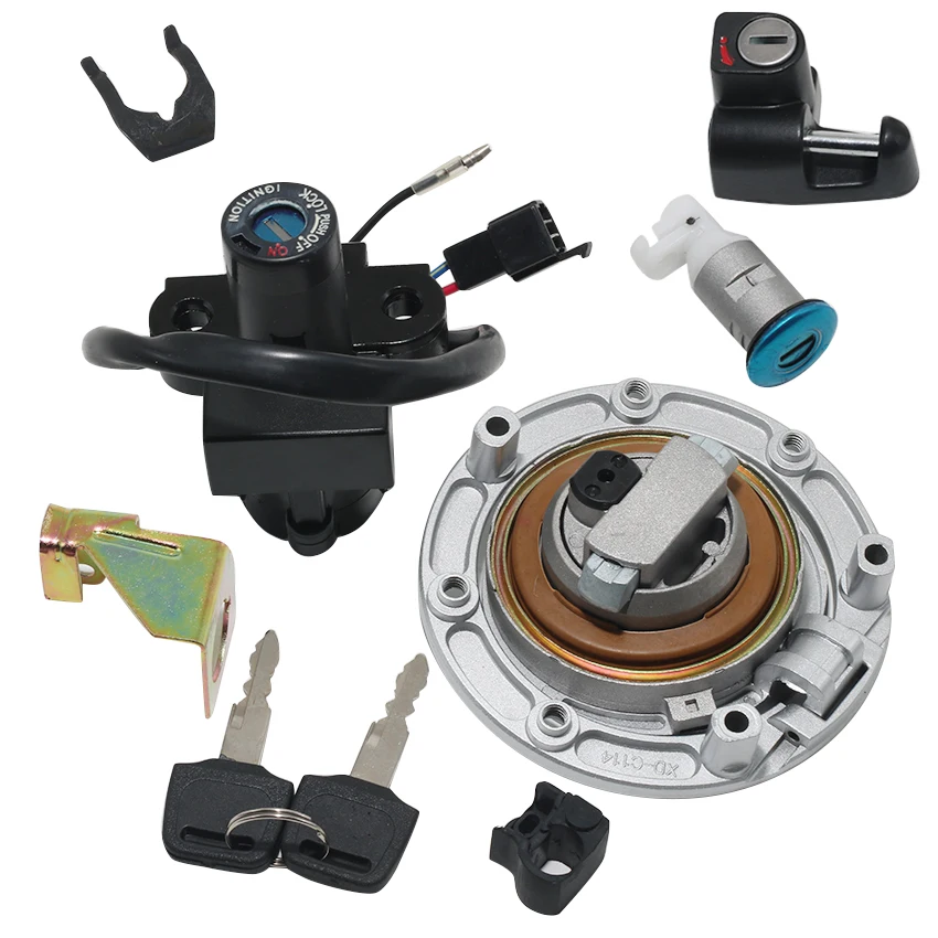 

Fits for CB400 CB400SF and VT250 MC20 SPADA 1992-1998 Years Motorcycle Ignition Switch Fuel Gas Cap Seat Lock Key Kit Replace