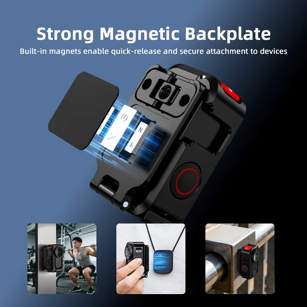 

Металлическая магнитная рамка-крепление для DJI Osmo Nano, защитный аксессуар для экшн-камер