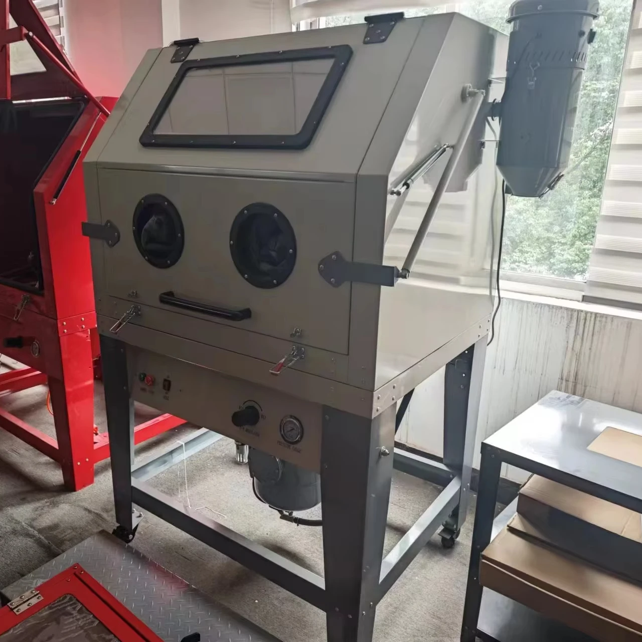 خزانة السفع الرملي ذات الضغط العالي مع خزان الضغط #1