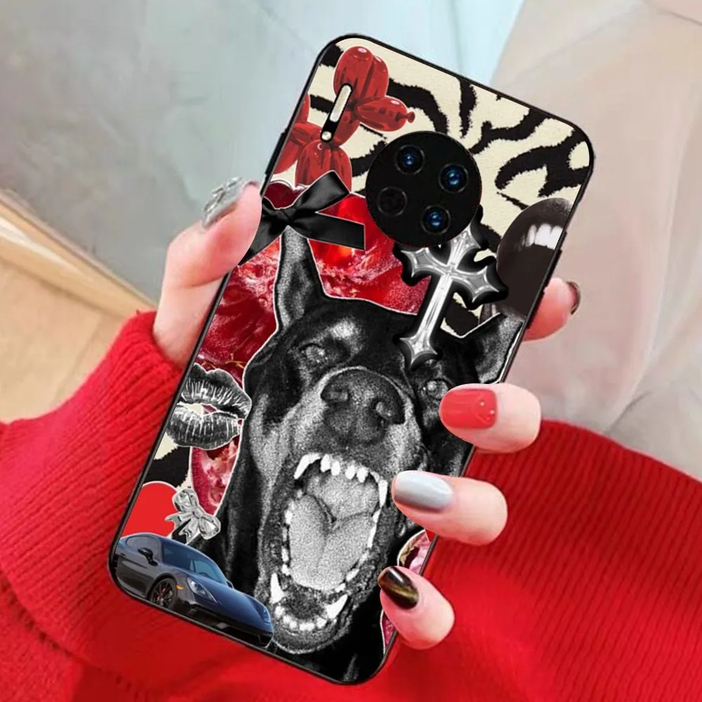 Animal Dachshund Doberman dog Phone Case For Huawei Mate 10 20 30 40 50 lite pro Nova 3 3i 5 6 SE 7 pro 7SE