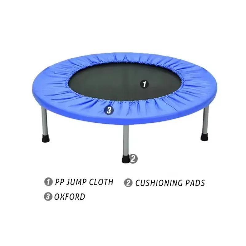 

Widened Mini Trampoline for Kids - Custom Logo Round Design, Home Indoor Fitness Jumping Equipment