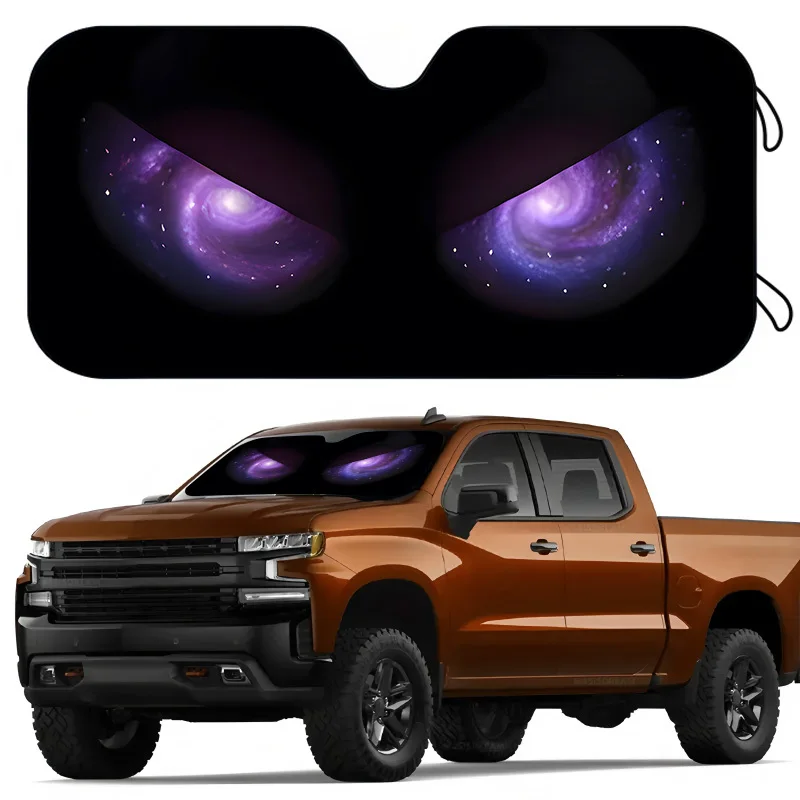 1Pcs Sun Shade For Car Windshield, Playful Vibrant Design, Easy Installation, For SUV, RV
