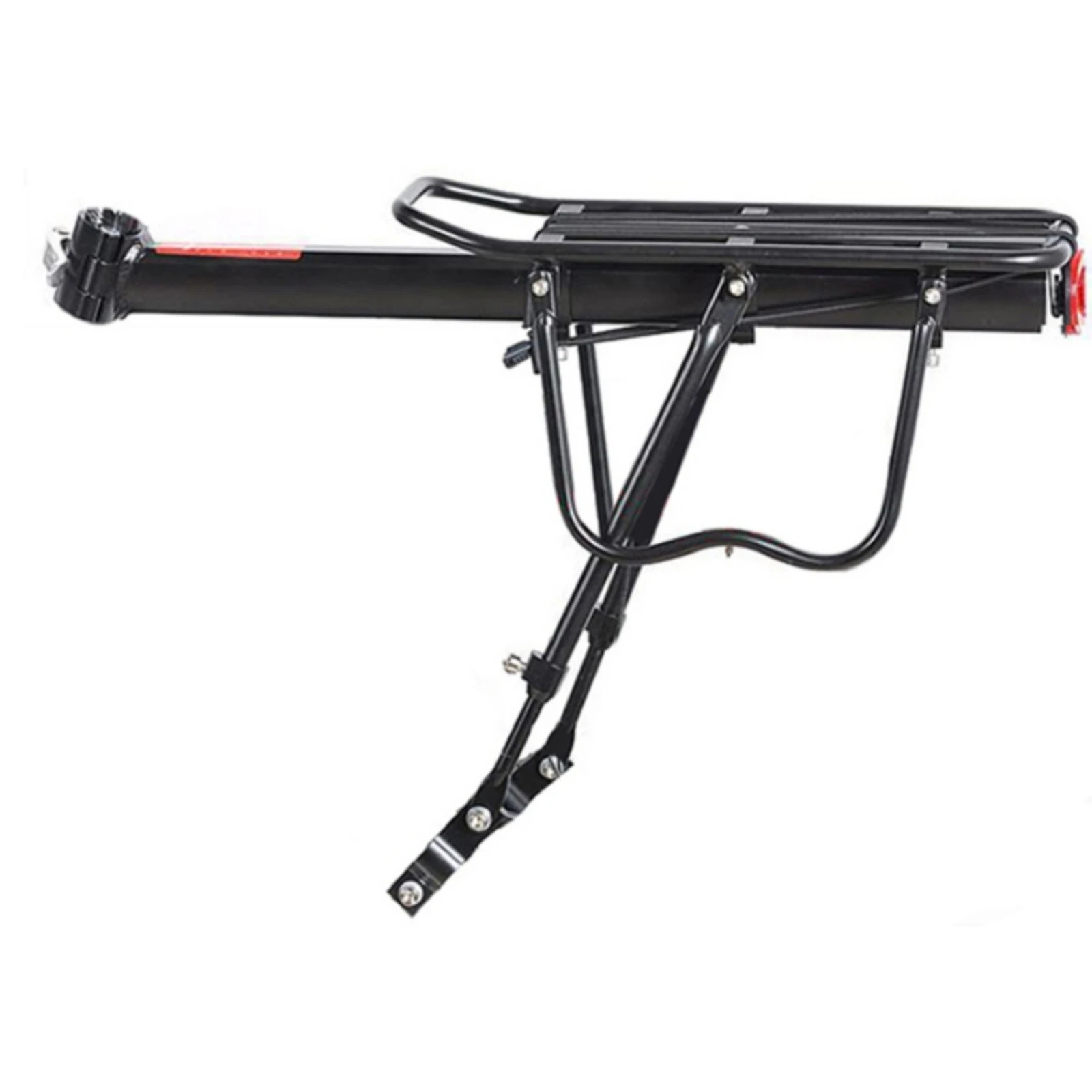 Quick-Release Rear Bike Rack Aluminum Alloy Seatpost-Mounted Rear Bike Rack Heavy Duty for Commuters, Commuting, Mountain Bikes