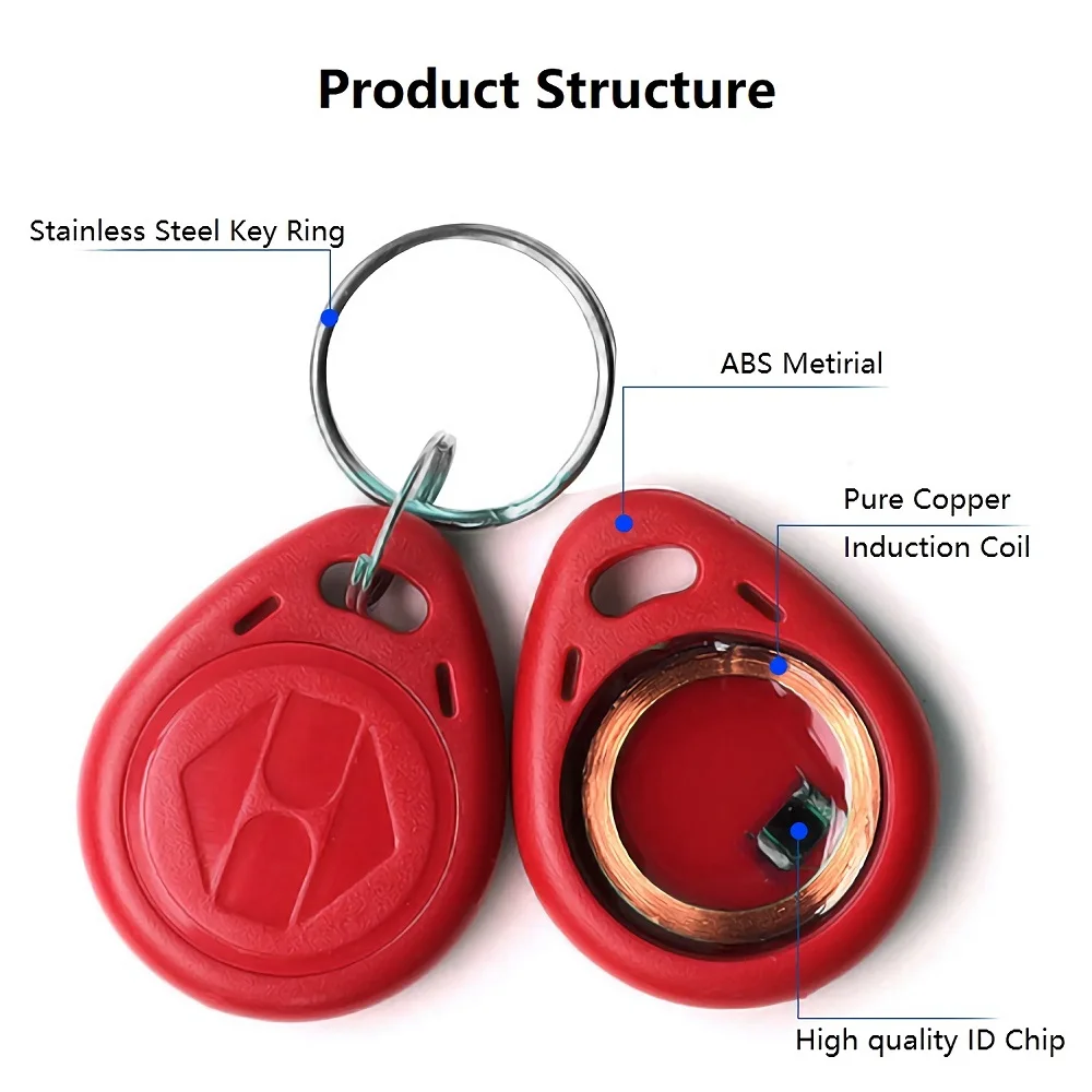 2/5/10Pcs EM4305 125Khz Schlüssel Kopie Wiederbeschreibbare Beschreibbare Rewrite EM ID T5577 keyfobs RFID Tag ring Karte Proximity Token Access