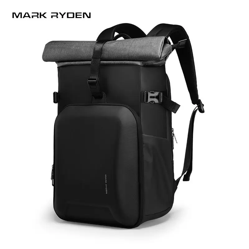 Anti Theft Roll Top Large Capacity 15.6 inch Laptop Backpack Men Business Travel High Quality Male School Backpack Bags