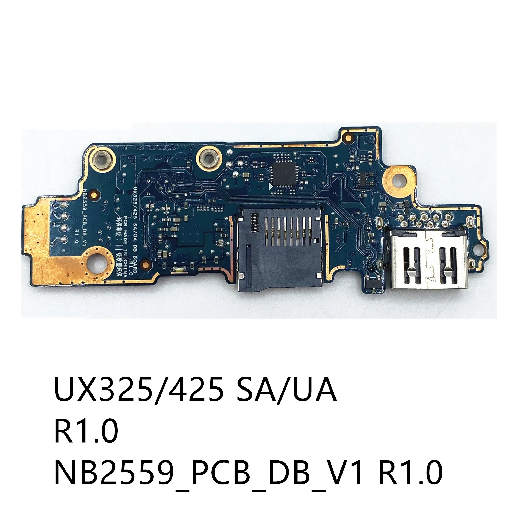 For ASUS ZenBook 13 14 UX425 UX425EA UX325 UX325EA USB Card Reader