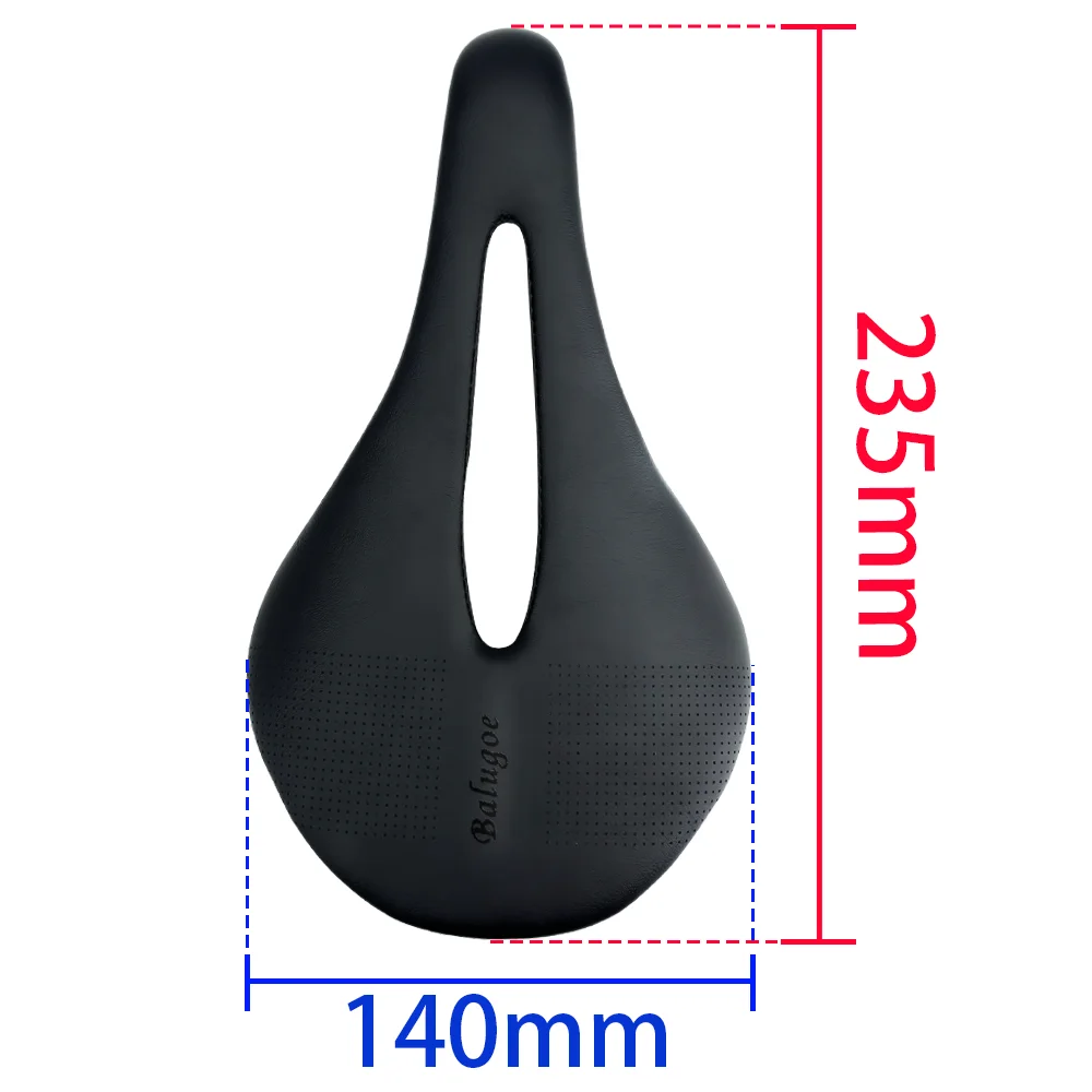 Der neue BALUGOE Carbon + Leder Rennrad Sattel MTB Fahrrad Sättel Mountainbike Racing Sattel PU Atmungsaktive Weiche Sitzkissen – Detail 6