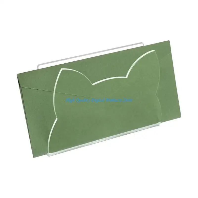 U2JEデスクレターホルダークリアアクリルラックメールソルターエンベロープオーガナイザー