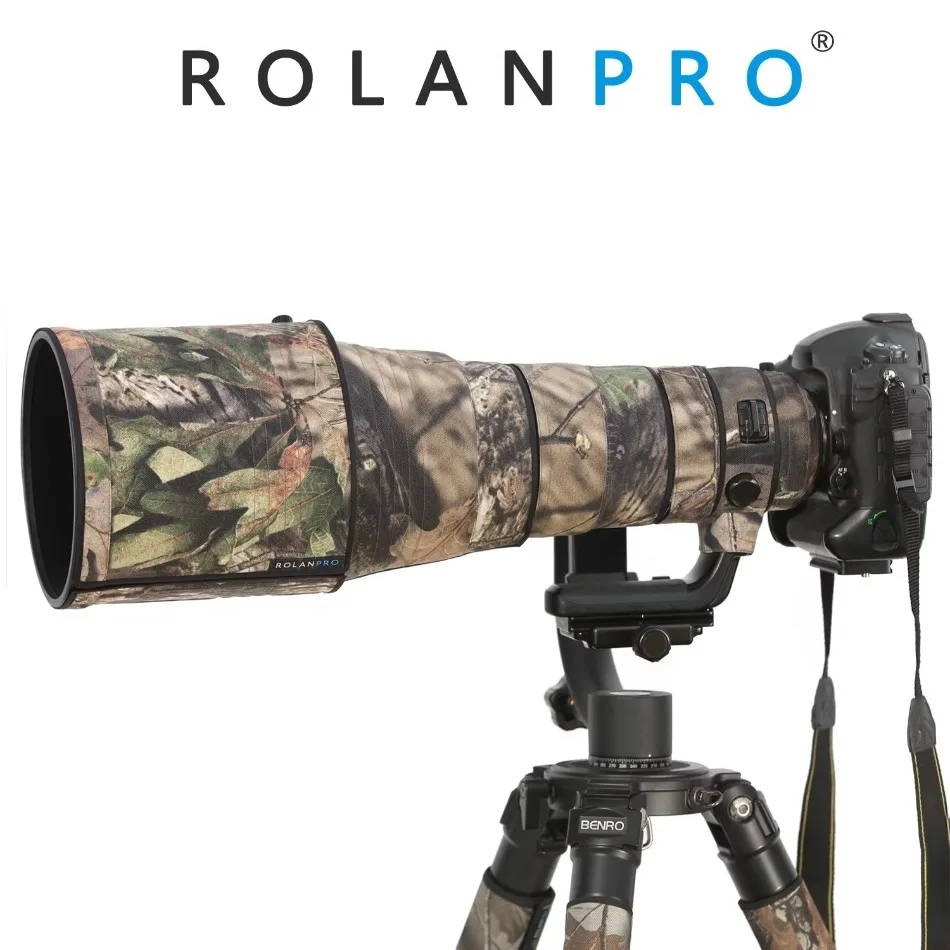

Камуфляжное покрытие для объектива ROLANPRO для NIKON AF-S 400mm F2.8 E FL ED VR, эластичный водонепроницаемый и дождезащитный защитный чехол для объектива