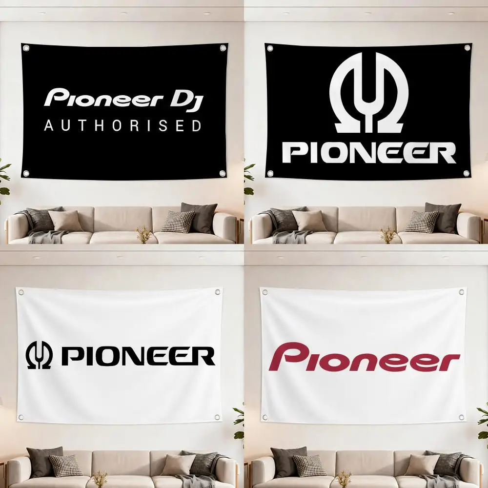 Audio Brand Pioneer Audio Flags Home Yard & Garden Decor Banner - Indoor Outdoor Wall Hanging Flag