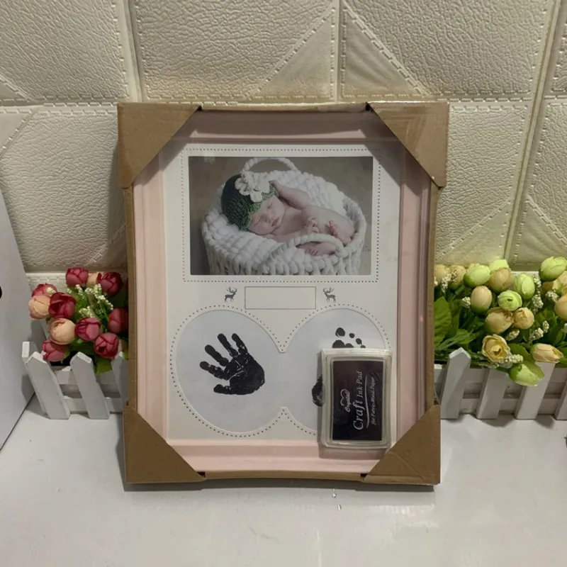 Newborn Growth Hand and Foot Marks Baby Shower Party Friends Family Gifts Children's Birthday Present Souvenirs  Body Prints