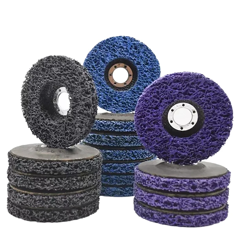4/4.5/5 Inch 1PC Nylon Fiber Flap Polishing Wheel Disc 800 Grit For Angle Grinder For Wood Metal Buffing