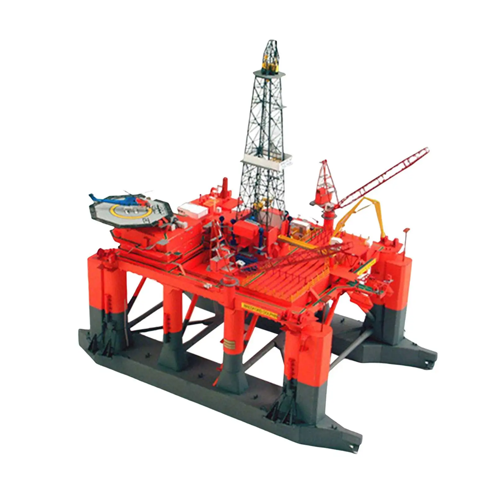 1/400 DIY Semi Submersible Oil Drilling Platform Model for Adult Kids Sturdy