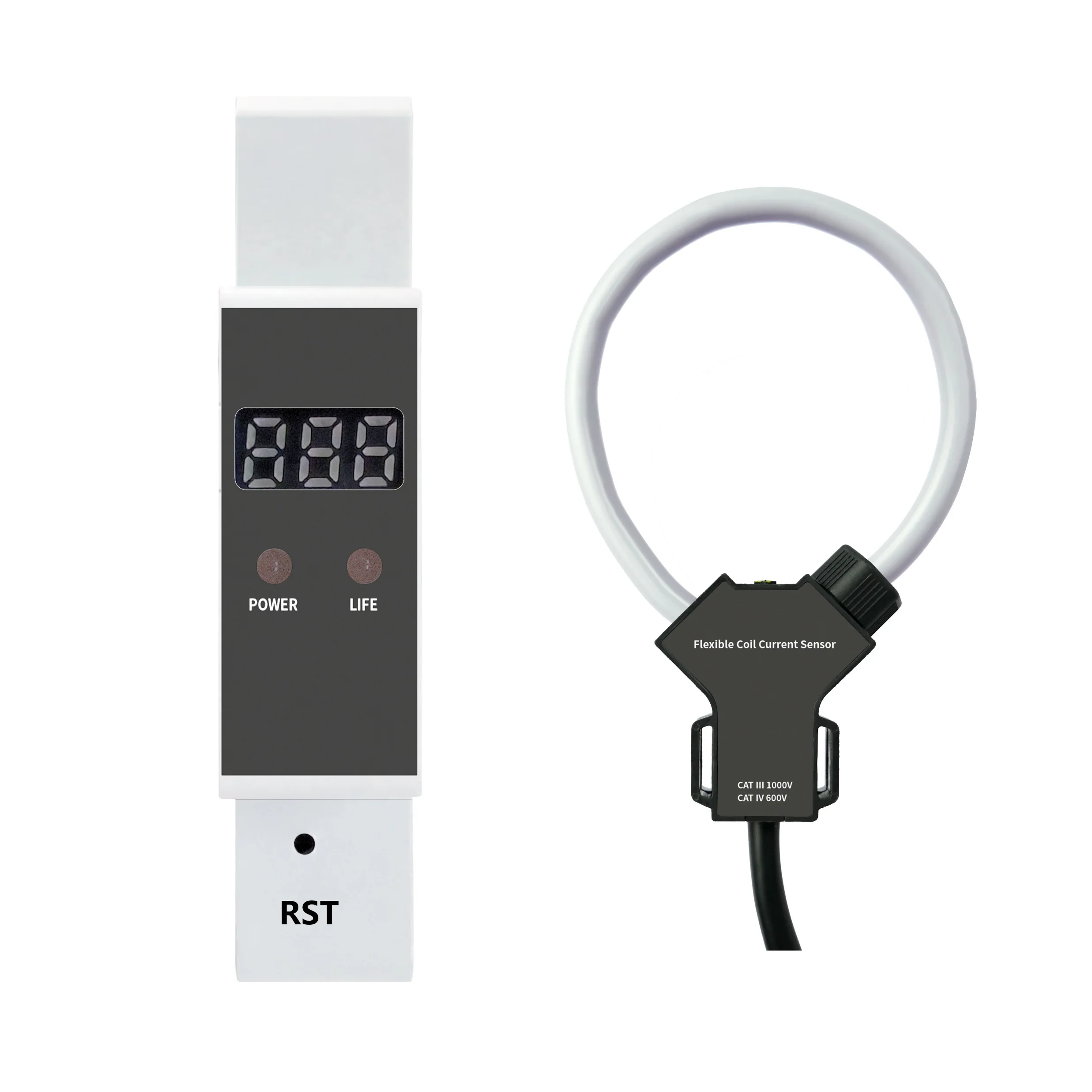 2700 Online Surge Detector 100kA Flexible Coil Counts and Amplitude Recording Lightning Strike Current Online Detector