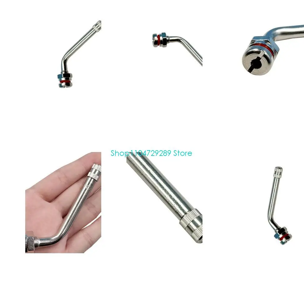 

D8KE Car Aluminum Alloy Tire Valves Commercial Vehicle Heat Cold Resistant Component