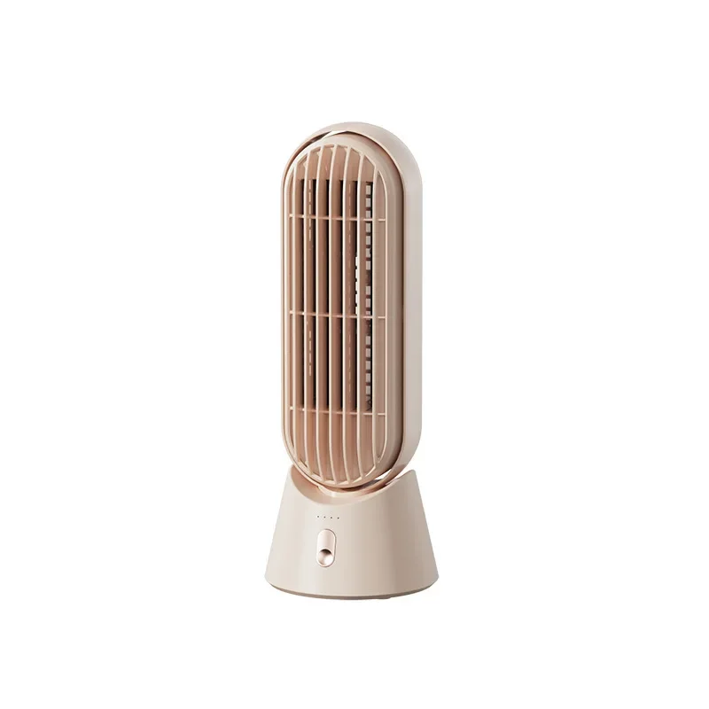 

Desktop tower fan Office silent three-dimensional electric fan Small bladeless cooling fan Student gifts