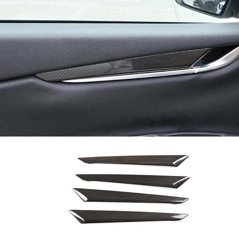 

Real Carbon Fiber Interior Door Panel Cover Decorative Frame Trim Car Interior For Maserati Ghibli 2014-2019