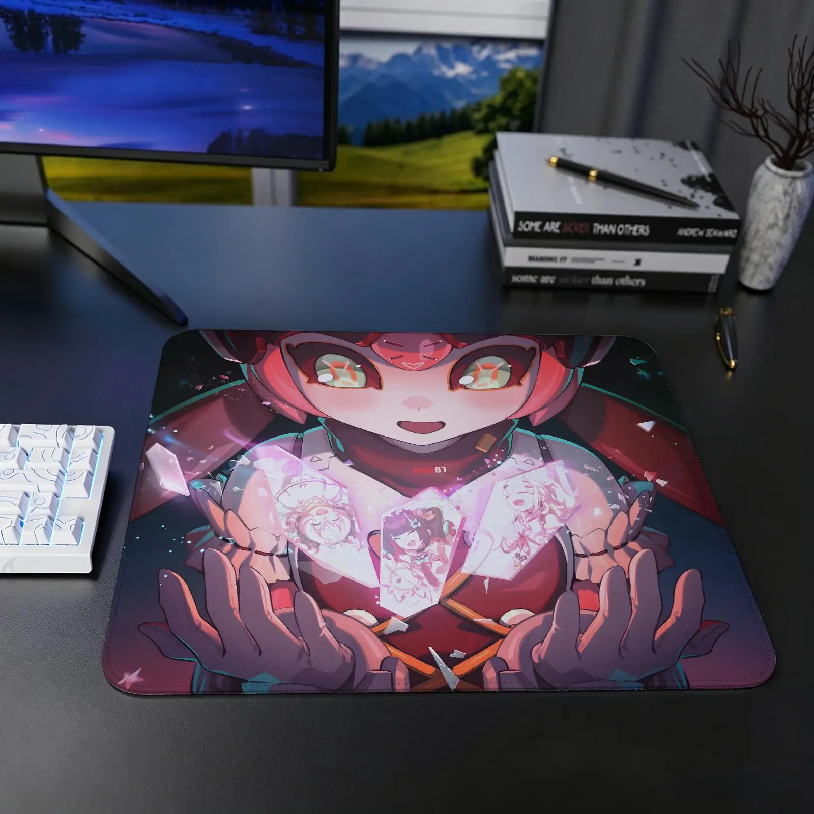 Zenless Zone Zero Aria Mouse Pad Regular gaming mouse pad S/M/L size Office mouse pad Laptop desk mat Stitched edge mouse pad