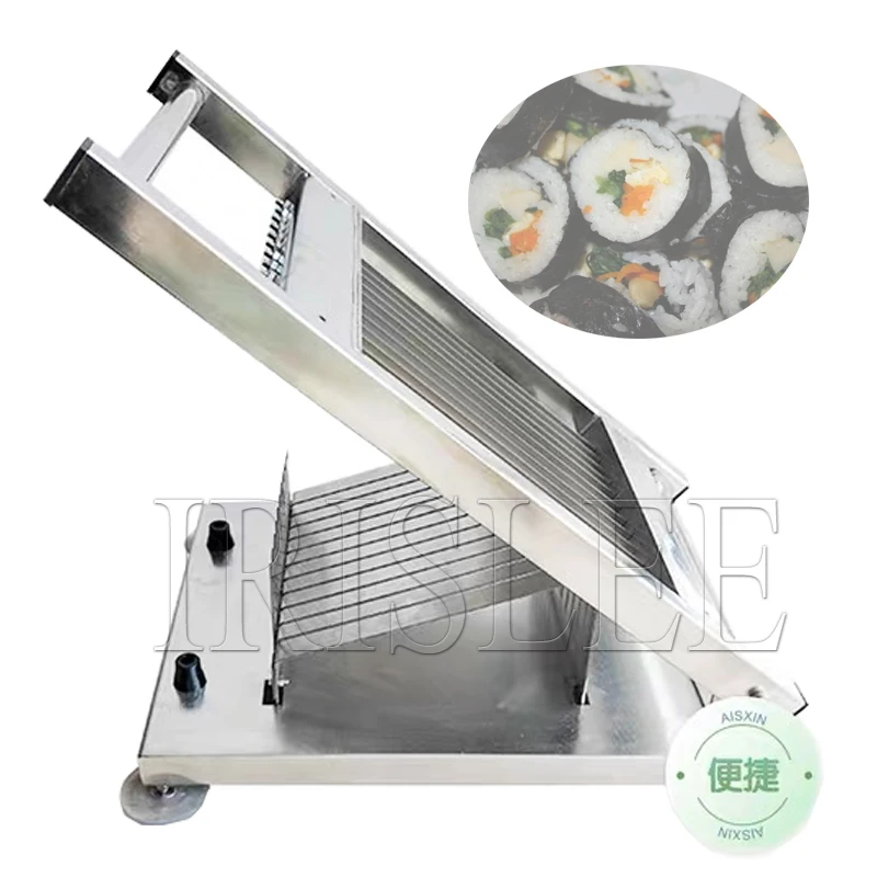 Commercial Sushi Roll Cutter Sushi Roll Cutter Machine 17/20/24MM Manual Rice Ball Cutting Machine For Sushi Restaurant