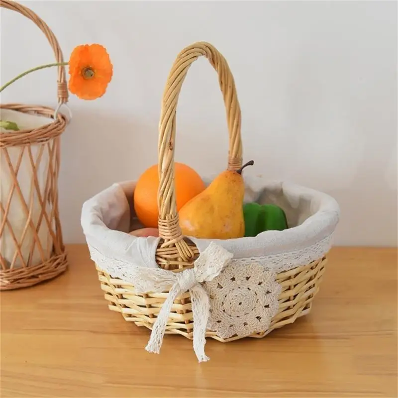 

Space Saving Folding Oval Storage Basket for Convenient Item Transport A0KF