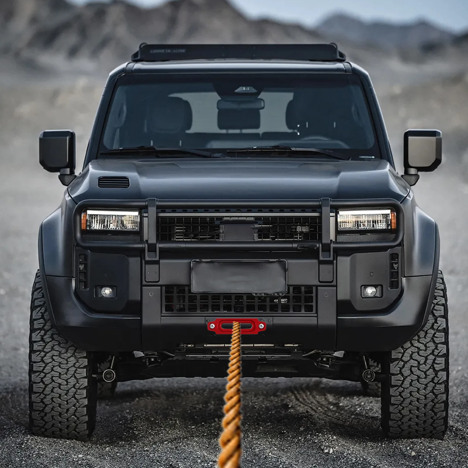 

Aluminum Winch Fairlead Cable Guide Synthetic Rope Off Road Vehicle Boat Trailer Durable Lightweight Wear Resistant