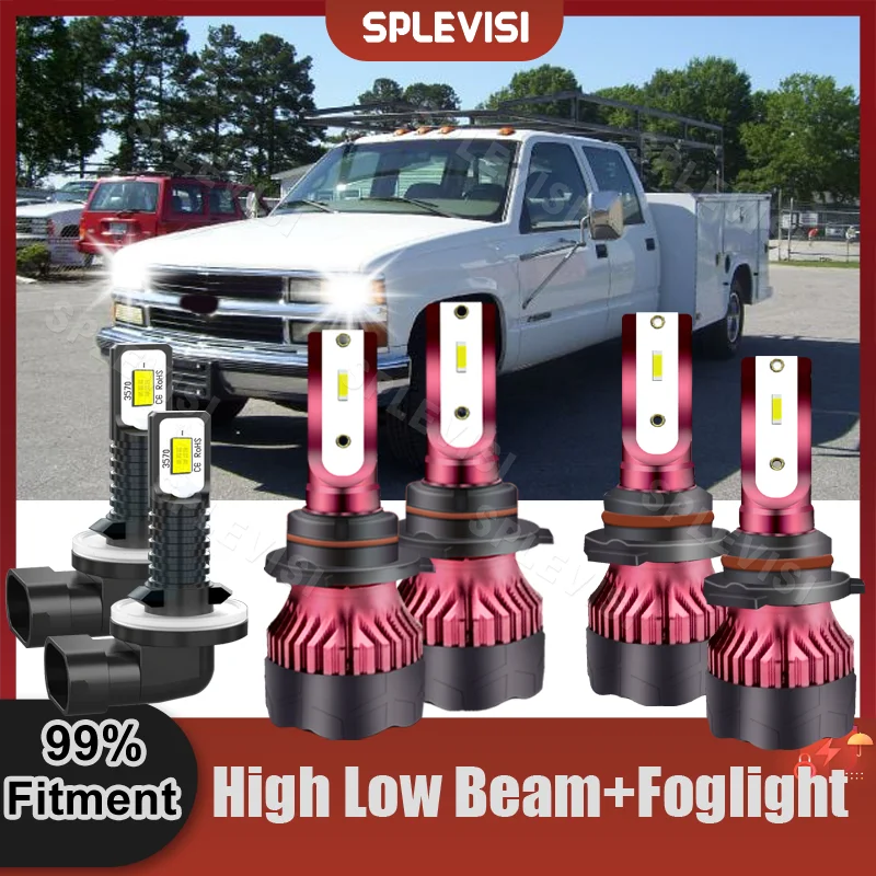 

Super Bright High Beam Low Beam Foglight 9005+9006+881 Combination BulbsFor Chevrolet C1500 C2500 C3500 Car Light 9V-36V 48000LM