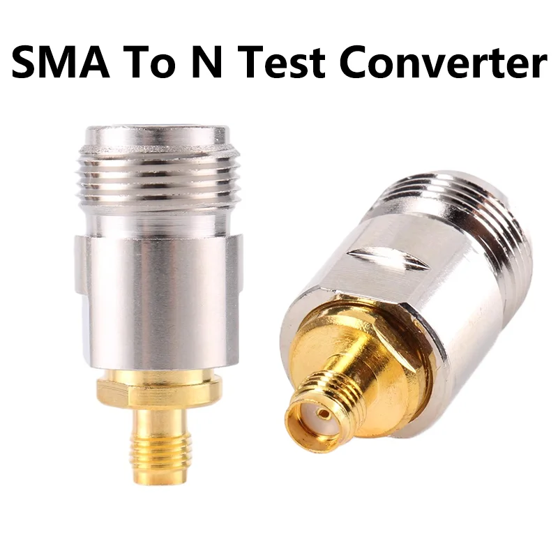 5PCS SMA Female to N Connector RF Coaxial Adapter N Female to SMA Female TestConverter for Wi-Fi Cable/Telecom Coaxial Connector