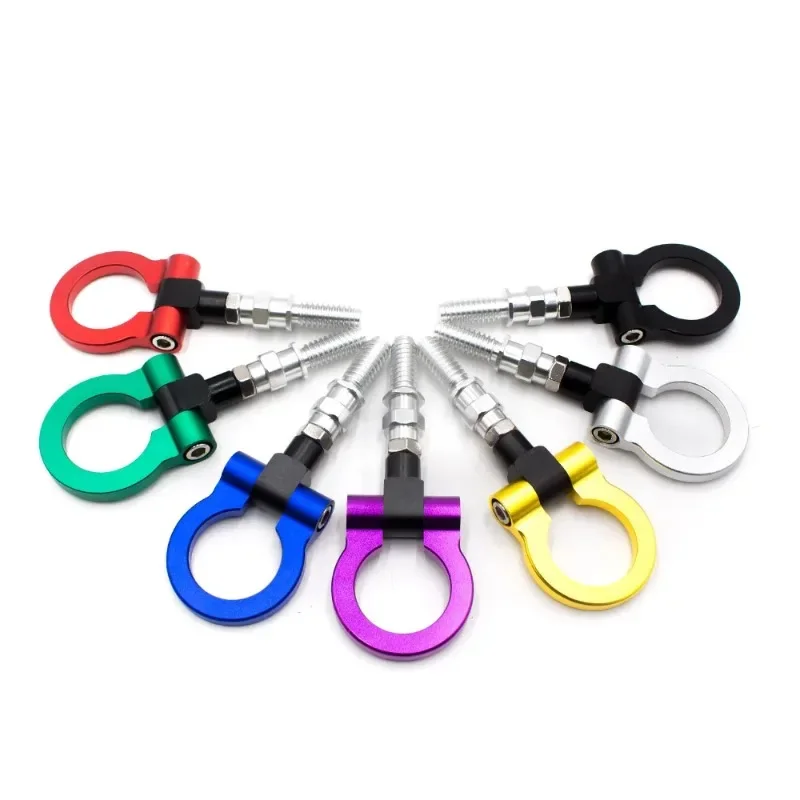 

Universal Racing Tow Hook Front Rear Car Trailer Hook Car Traction Hook for M16 European Cars M18 Japanese Cars Multiple Colors