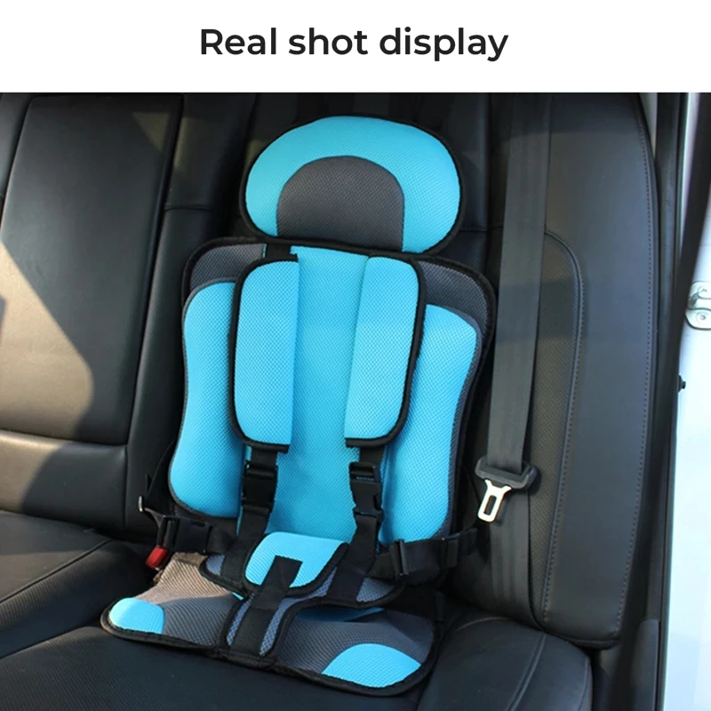 Child Safety Seat Mat for 6 Months To 12 Years Old Breathable Chairs Mats Baby Car Seat Cushion Adjustable Stroller Seat Pad