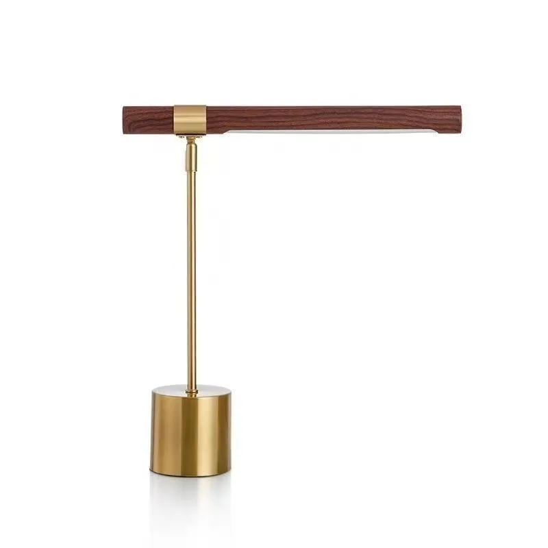 For Wood Grain Desk Lamp Eye Protection Desk Foldable Vertical Bedroom Fill Light