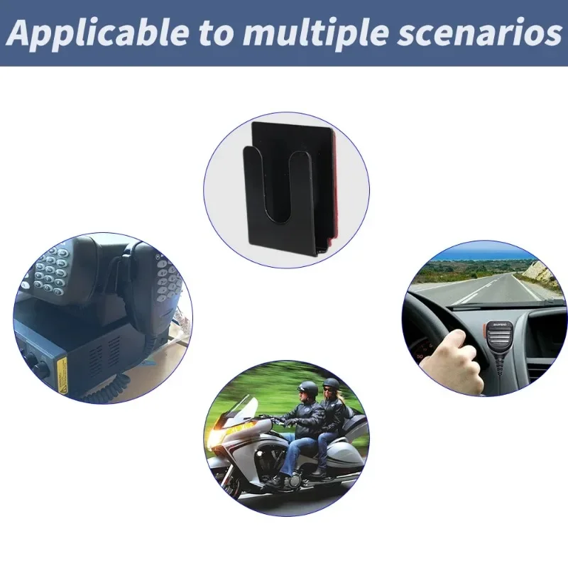 Supporto per walkie-talkie Gancio a mano Clip da cintura per Motorola Kenwood YEASU TYT Hytera BAOFENG Car Ham Radio Accessroy 2 pezzi