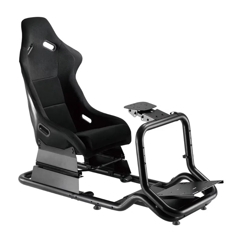 Racing emulator cockpit game seat