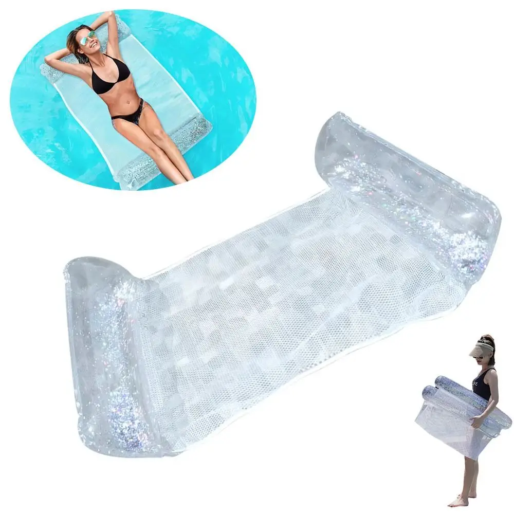 

PVC Water Hammock Recliner Foldable Inflatable Inflatable Pool Hammock Floating Swimming Mattress for Beach River and Pool