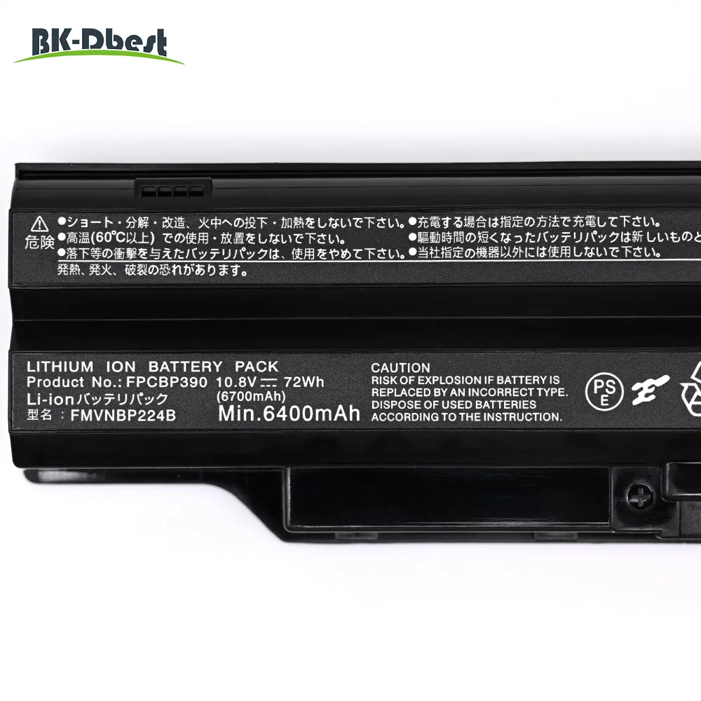 BK-Dbest FPCBP390 FPCBP391 FPCBP392 Laptop Battery For Fujitsu SH782 S782 Series FMVNBP224 FMVNBP223