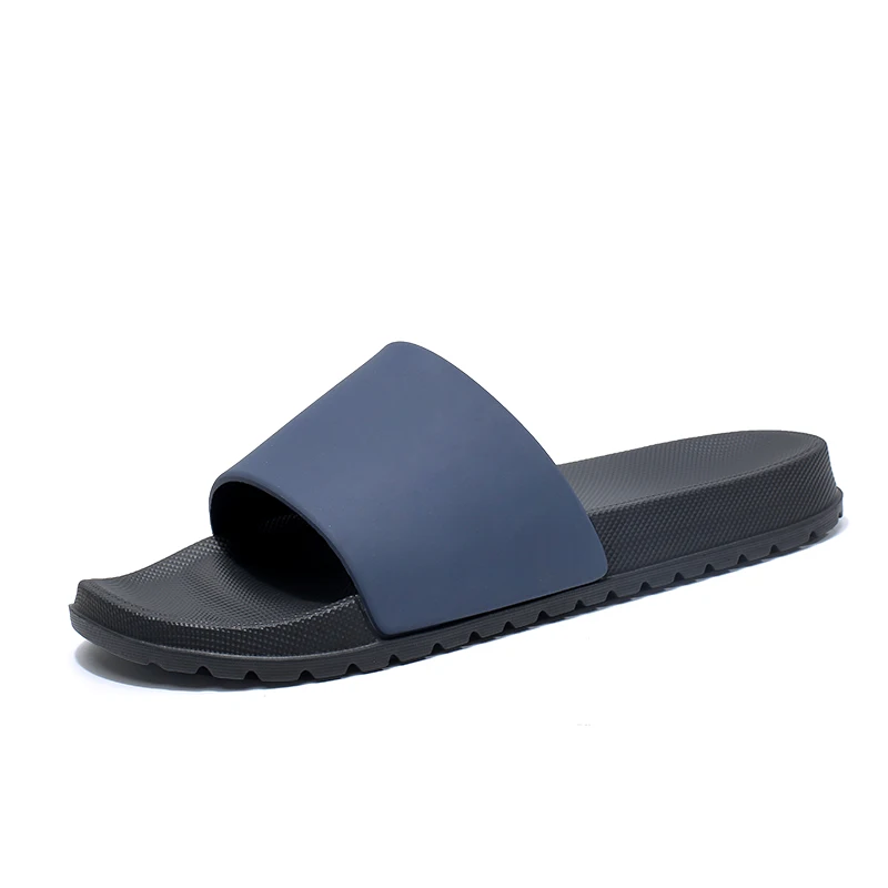 Minimalist Solid Chunky Slide Sandals Anti-Slip Outsole EVA Open Toe Slippers Indoor Shower Outdoor Beach Casual Slides