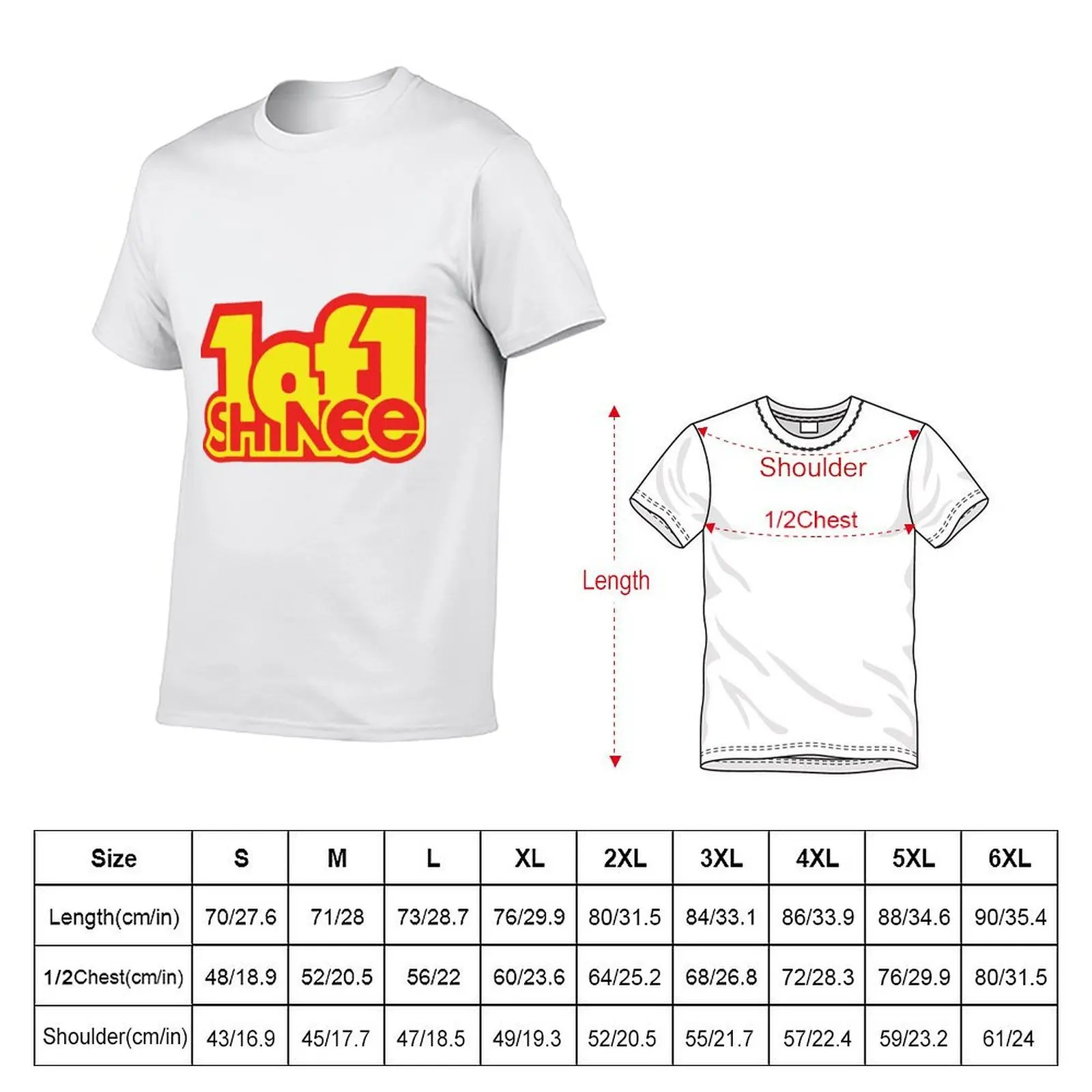 1of1 - SHINee T-Shirt customizeds tops mens t shirts top quality