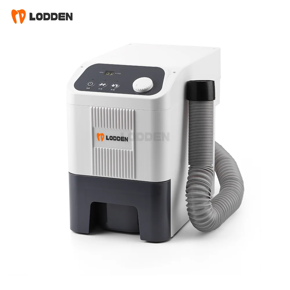 Lodden 230W Dental Dust Suction Machine Brushless DC Motor Type ≤58dB Portable One-touch Automatic Filter Cleaning Vacuum Clean