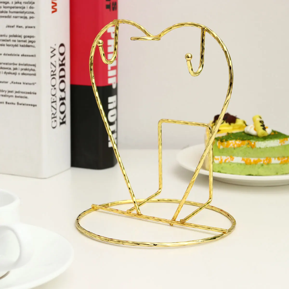 

2 Pcs Stainless Steel Cup Holder Coffee Holders Mug Rack Teacup Stand Metal Drainer