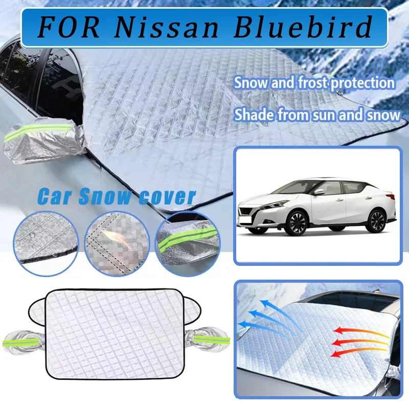 

Thickened Car Now Sunshade Windshield Cover With 5/9 Magnets UV Protection Anti Snowboard Sunlight For Nissan Bluebird