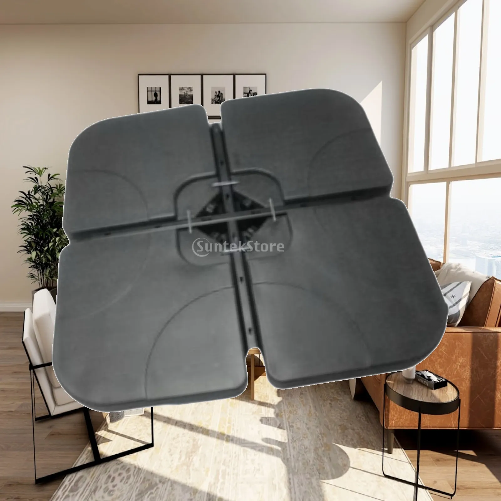 Umbrella Base Holder for Outdoor Use, Fillable with Water Or Sand for Stability