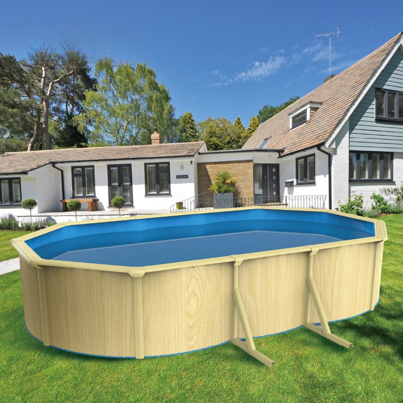 2024 Factory Hard Sided Pools Kid Pool Above Ground Swimming Pools For Gardens bovengronds zwembad met stalen wanden