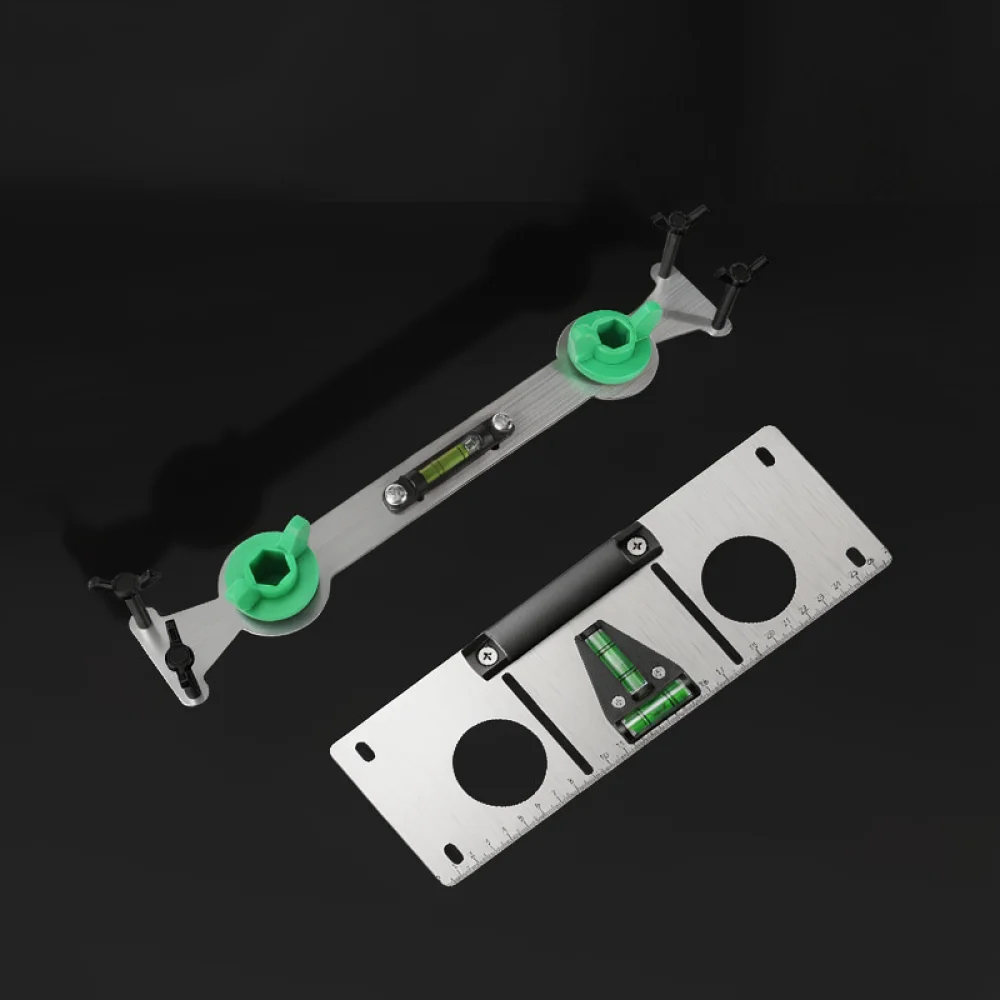 Professional Stainless Steel Plumbing Tool Shower Faucet Leveling Gauge Pipe Alignment Fixer Bathroom Installation