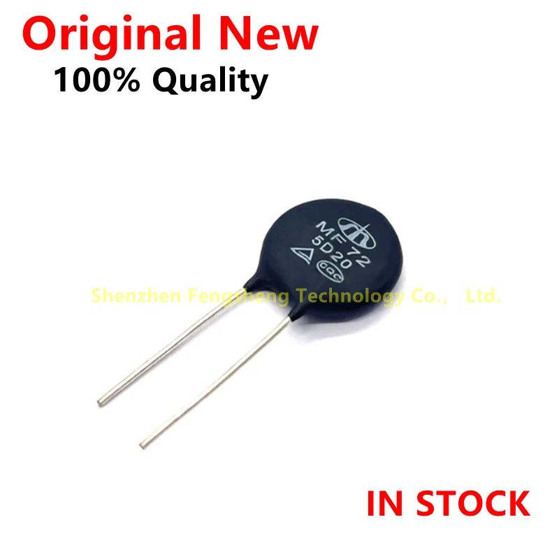 

(5Pcs)/Lot Original MF72 thermistor 5D20 High power negative temperature NTC thermistor