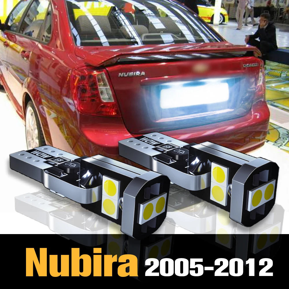 

2pcs Canbus LED License Plate Light Lamp Accessories For Chevrolet Nubira 2005 2006 2007 2008 2009 2010 2011 2012