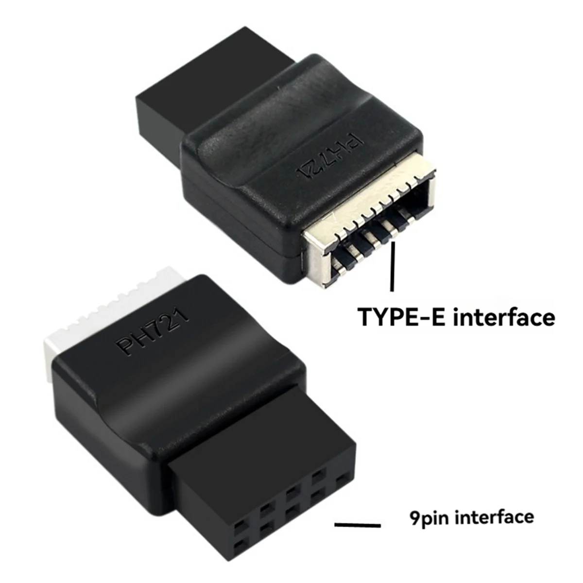 AA87C Адаптер USB2.0 для материнской платы с 9-контактным разъемом типа E «мама» Адаптер интерфейса TYPE-E