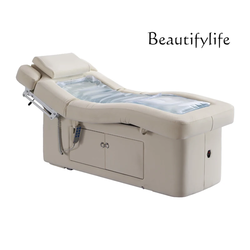 High-End Electric Hydrotherapy Bed Electric Beauty Salon Special Lifting Latex Massage Couch Physiotherapy