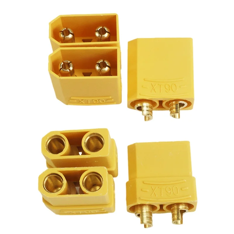 5 زوج محول XT90 التوصيل ذكر أنثى رصاصة موصلات المقابس ل RC يبو بطارية Rc طائرة بدون طيار FPV سيارة قارب DIY توسيع