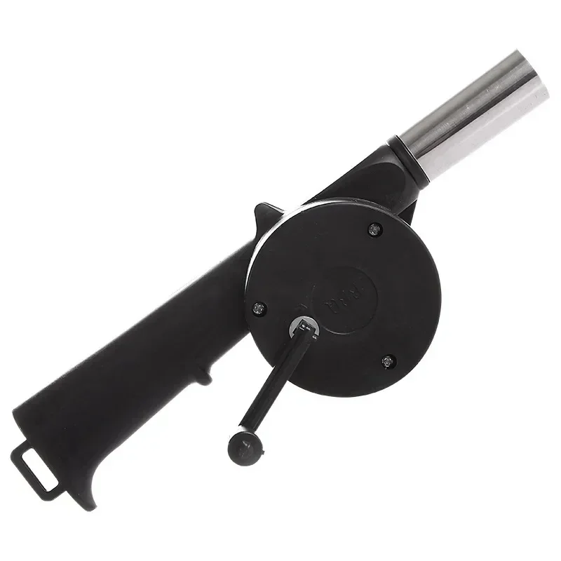 High Quality Manually BBQ Fan Air Blower Barbecue Tools Pressing Fire Bellows Ptable Gun Drop Ship