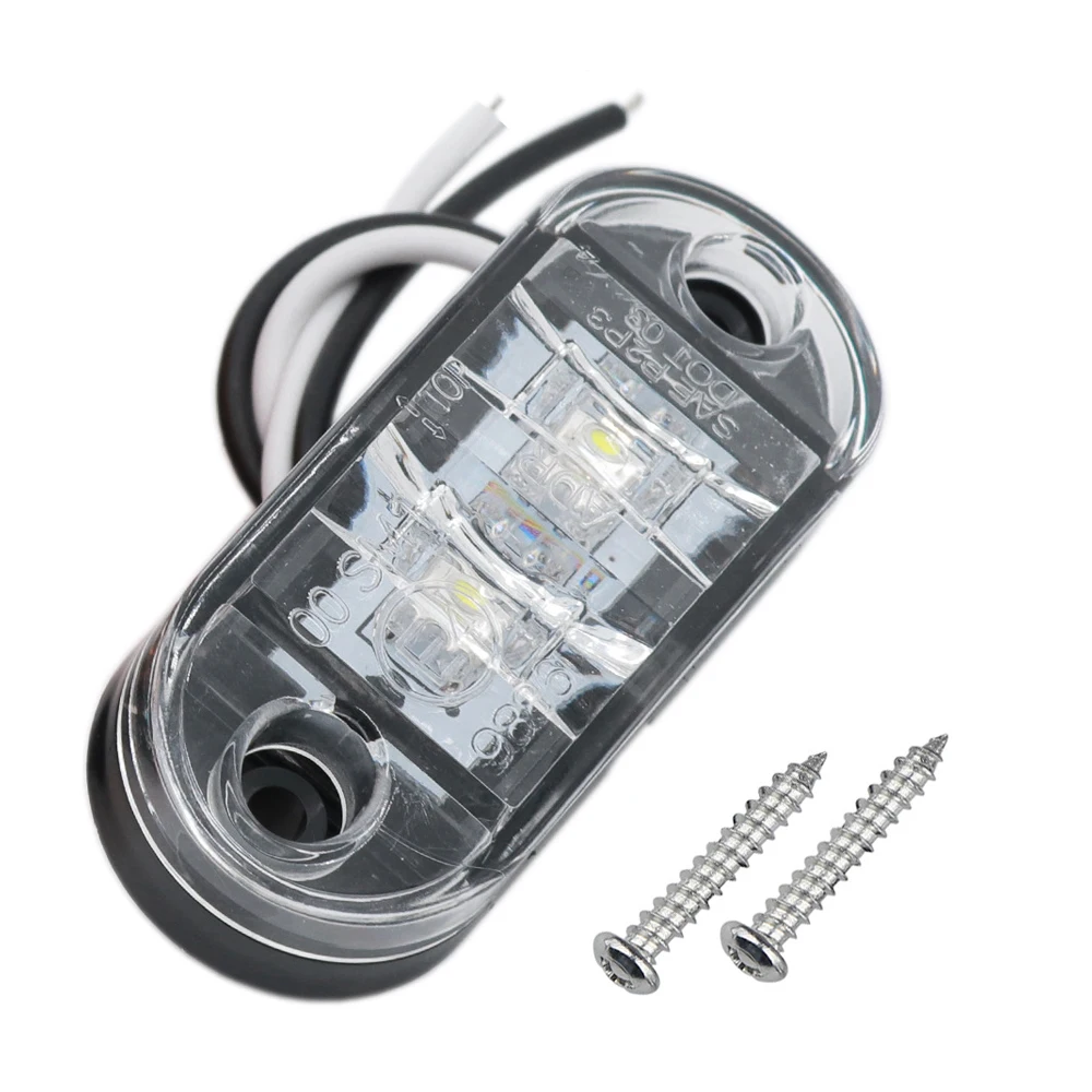 ضوء مؤشر جانبي للتخليص ، مقطورة ، شاحنة ، قافلة ، أضواء إشارة ، أضواء انعطاف ، أحمر ، أبيض ، أخضر ، أزرق ، أصفر ، 1 ، 10-30 فولت #5