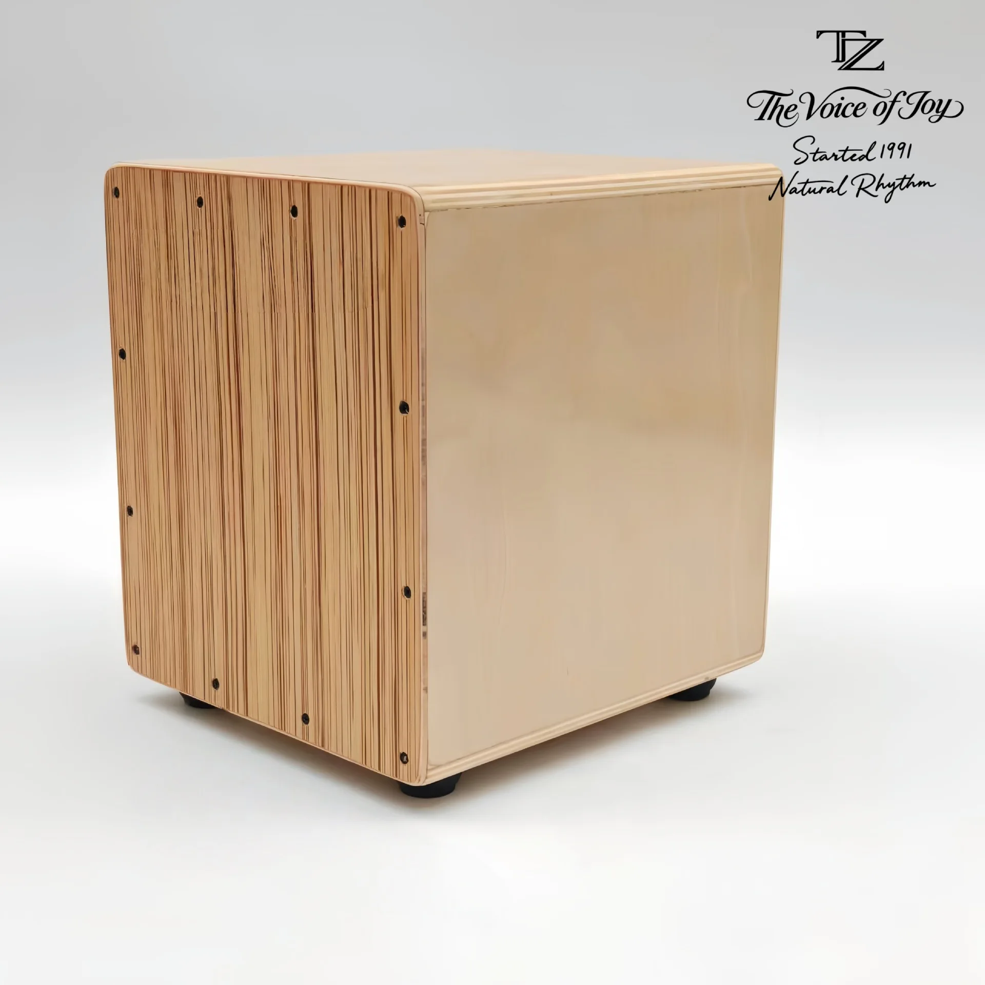 Birch Wood Cajon Box Drum Percussion Instrument For Band Stage Live Performance Music Beginner Daily Home Practice
